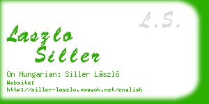 laszlo siller business card